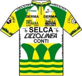 Selca - Ciclolinea - Conti 1988 shirt