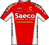 Saeco - Cannondale 1999 shirt