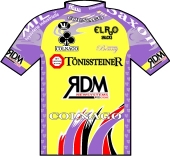 Tönissteiner - RDM - Colnago - Elro Snacks 1999 shirt