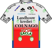 Landbouwkrediet - Colnago - Alken Maes - Daikin 2003 shirt