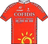 Cofidis, Le Crédit par Téléphone 2007 shirt