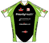 Priority Health Cycling Team p/b Bissell 2007 shirt