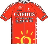 Cofidis, Le Credit en Ligne 2009 shirt