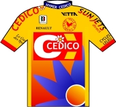 Cedico - Sunjets - Ville de Charleroi 1995 shirt