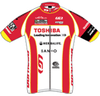 Toshiba - Santo Pro Cycling p/b Herbalife 2008 shirt