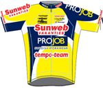 Sunweb Pro Job Cycling Team 2009 shirt