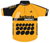 Team Halfords 2009 shirt