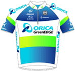 Orica GreenEdge 2013 shirt
