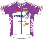 Ventilair - Steria Cycling Team 2013 shirt