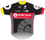 OCBC Singapore Continental Cycling Team 2013 shirt