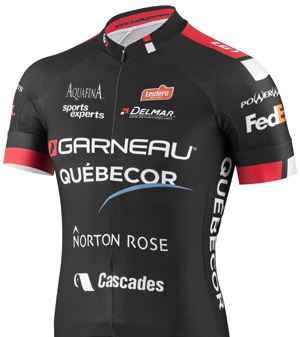 Equipe Garneau - Quebecor 2013 shirt