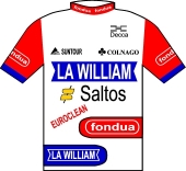 La William - Saltos - Fondua - Euroclean 1990 shirt