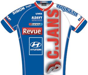Continental Team Differdange 2010 shirt