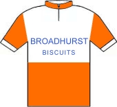 Broadhurst Biscuits - Sid Mottram 1968 shirt