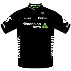 Dimension Data for Qhubeka 2016 shirt