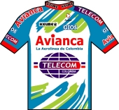 Avianca - Telecom - Kelme 1998 shirt