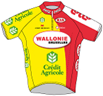 Wallonie Bruxelles - Credit Agricole 2012 shirt