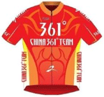 China 361° Cycling Team 2012 shirt